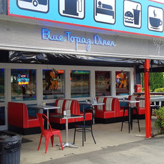 BLUE TOPAZ RETRO AMERICAN DINER