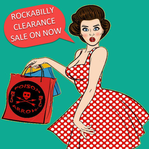 rockabilly clearance sale on now
