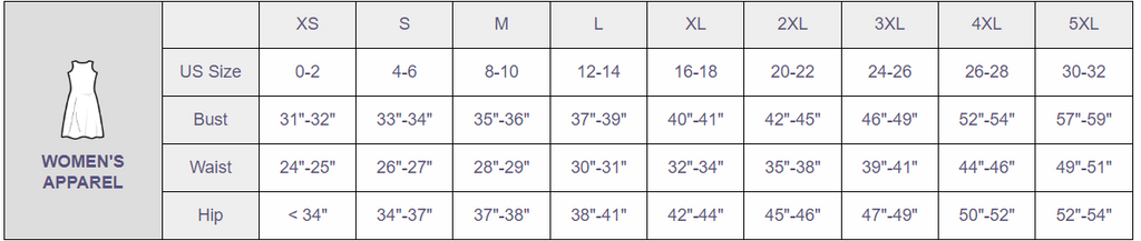 womens skater dress measurement guide