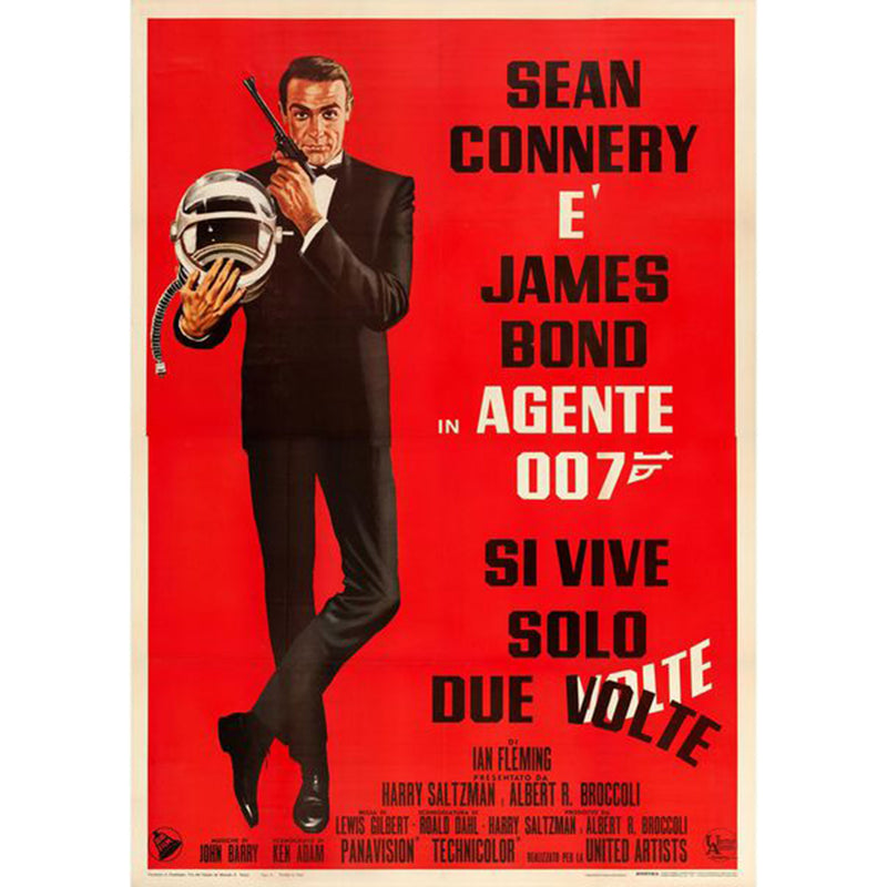 James Bond You Only Live Twice Italian Film Poster Sir Jack S