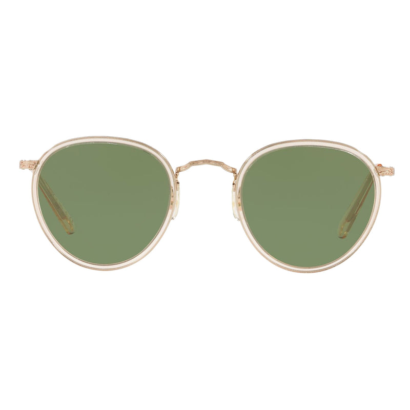 Oliver Peoples Mp 2 Sun Buff Gold With Green Mineral Sunglasses Sir Jack S