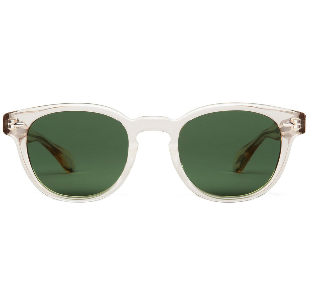Oliver Peoples Sheldrake Sun Buff with Green C Mineral Glass