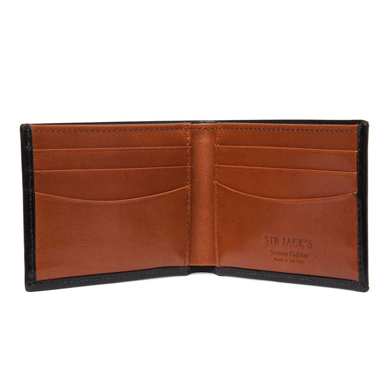 Black & Tan Calf Bifold Wallet – SIR JACK'S