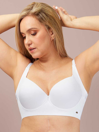 Brasier Realce Encaje Blanco – Haby