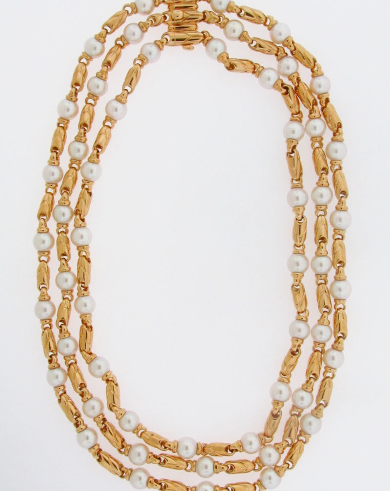 bulgari pearl necklace