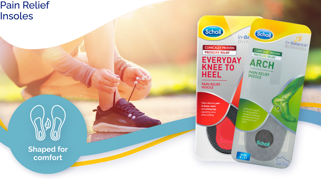 Scholl Knee Pain and Arch Pain Relief Insoles
