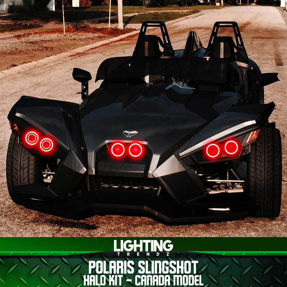 halo led lights for polaris slingshot