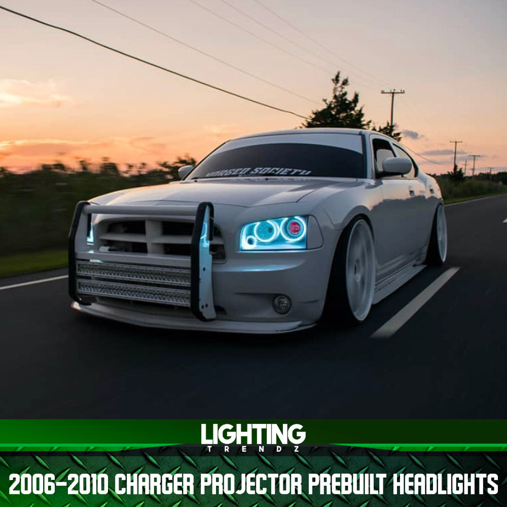 2006 2010 Dodge Charger Projector Pre Built Headlights