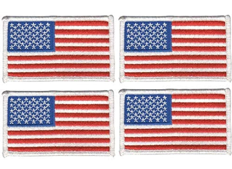 ASA Techmed 4 Pack US USA Flag Patch Thin Blue Line Police PVC Emblem  Military Iron On Sew On Tactical Morale Patch for Hats Backpacks Caps  Jackets + More 