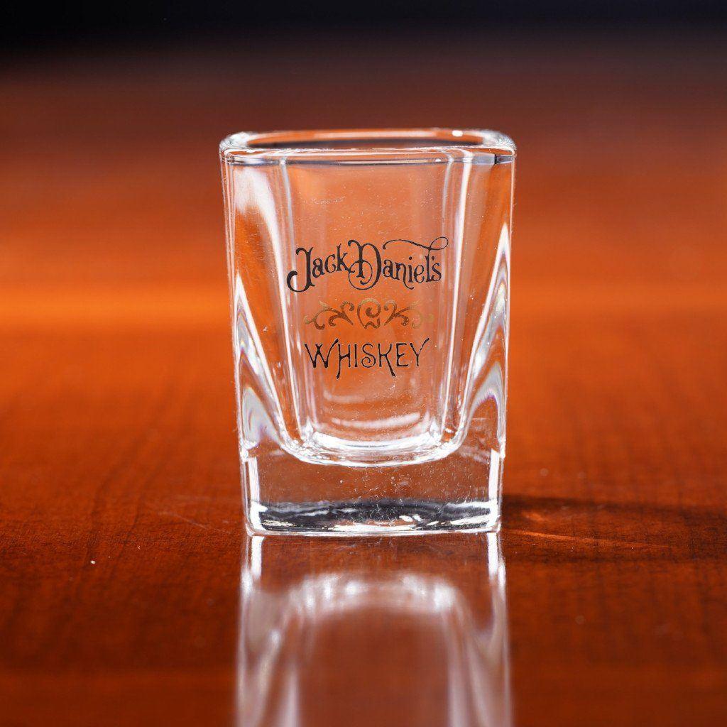 Kampioenschap Bruidegom De Kamer Jack Daniel's Vintage Square Shot Glass