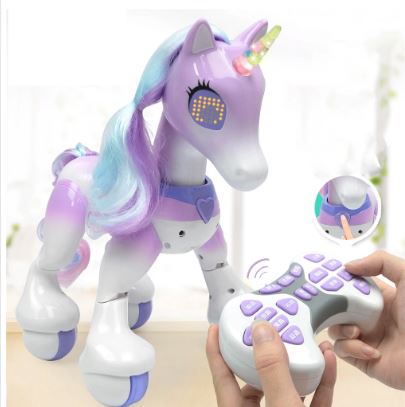 walking talking interactive unicorn