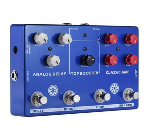 Multi Effects 4 in 1 Guitar Pedal