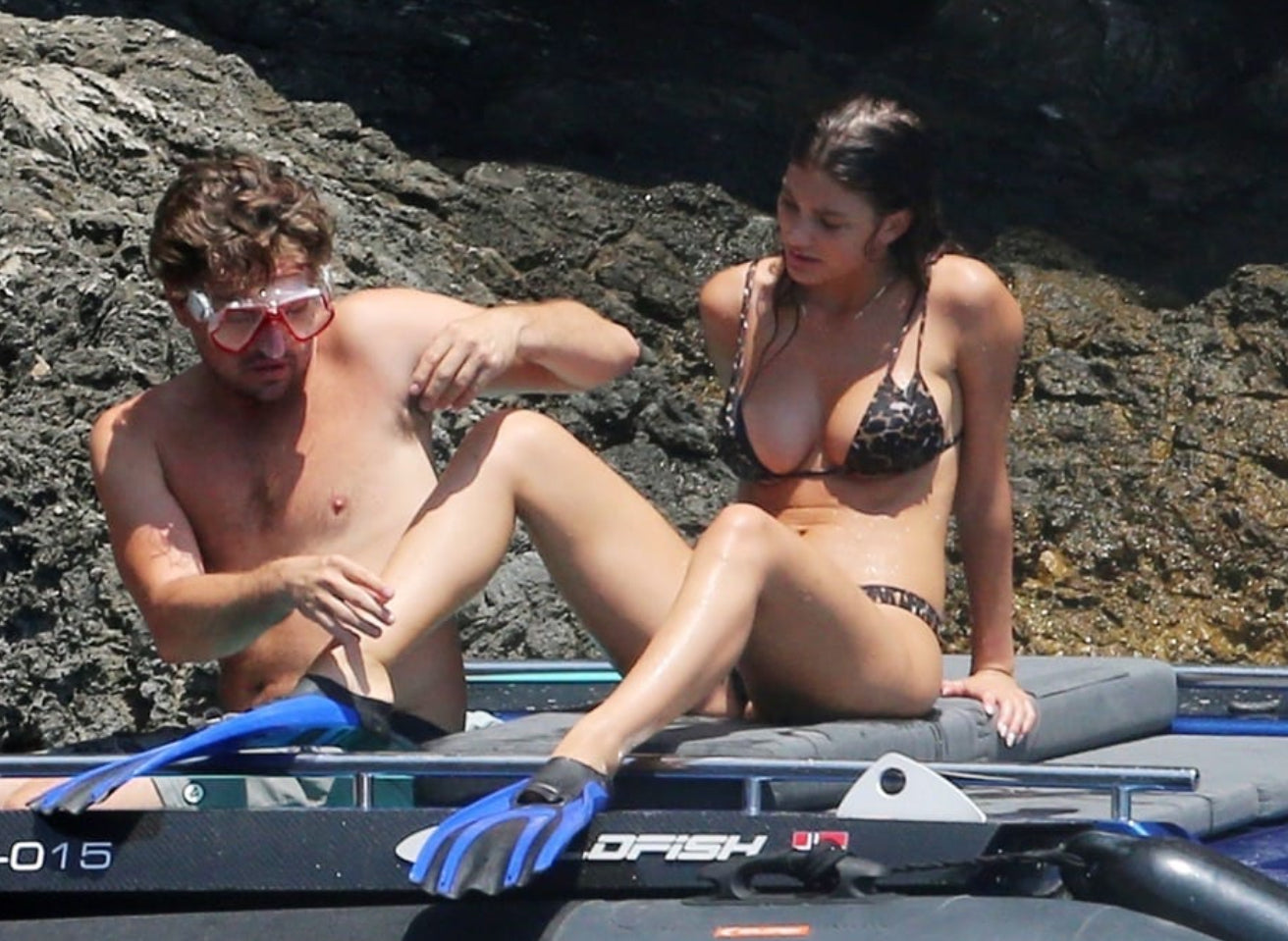 Camila Morrone in Sommer Swim with Leonardo DiCaprio | Shop the Look 