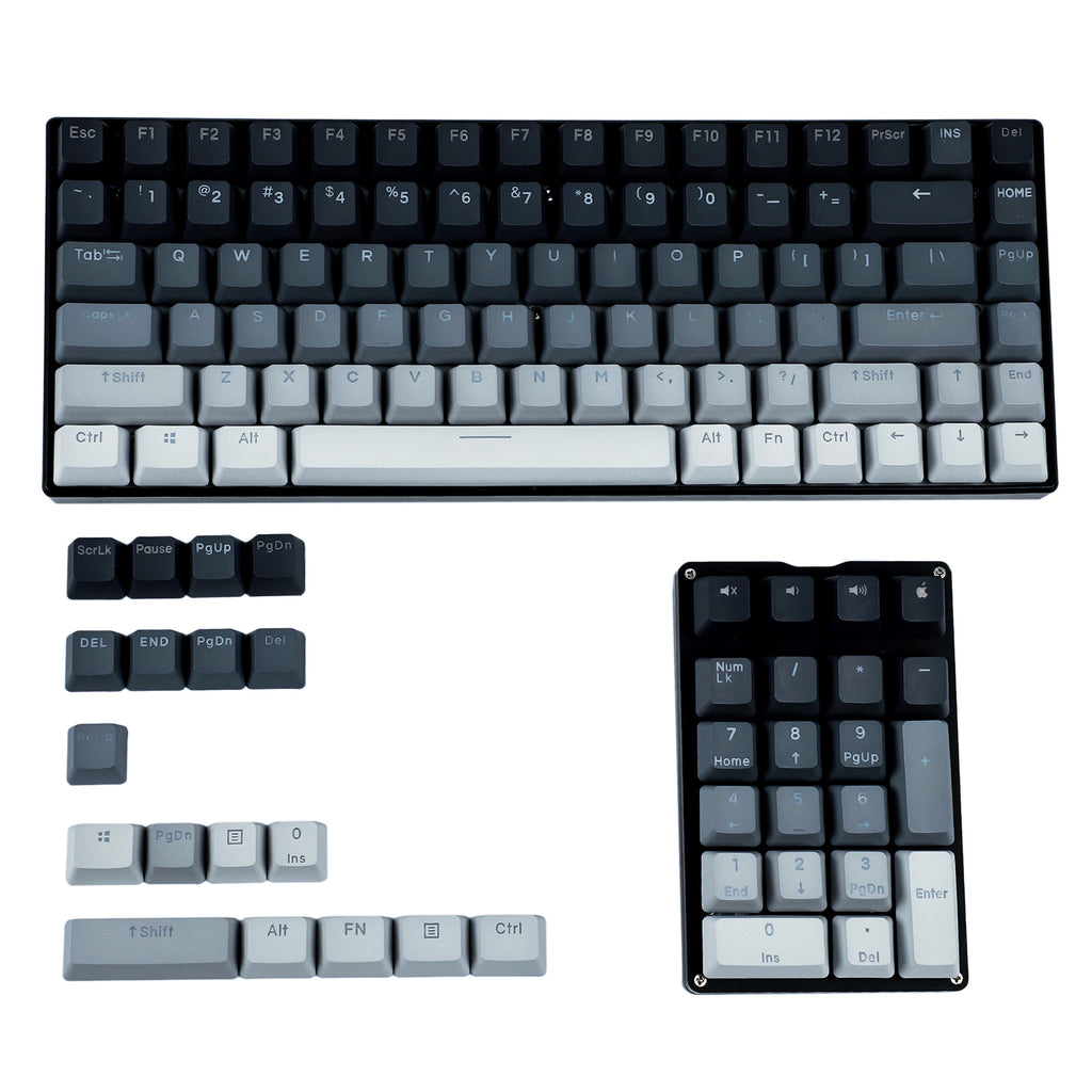 YMDK 105 120 Key Side-Printed Thick PBT Keycap Azerty Keycap Set French ISO  Layout OEM Profile for MX Switches Mechanical Keyboard (Only Keycap)