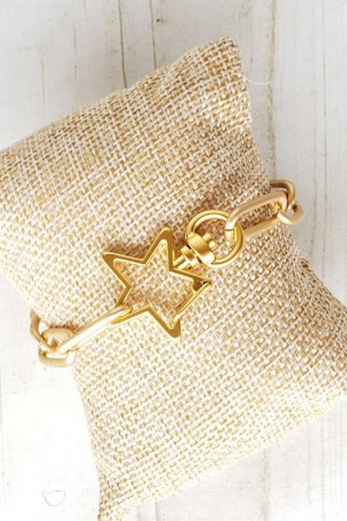 Virtue Jewelry Star Carabineer Bracelet | Bella Lucca Boutique