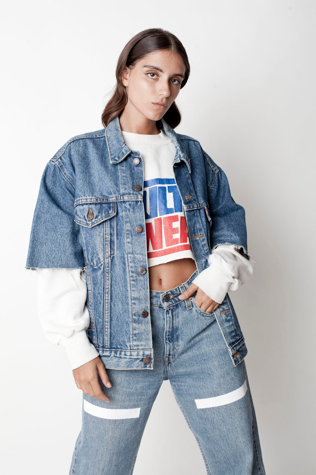 levi short denim jacket