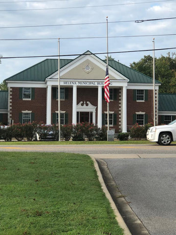 Helena AL flag lowering John McCain