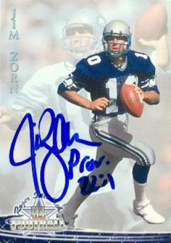 Jim Zorn | left handed quarterback | lefties only