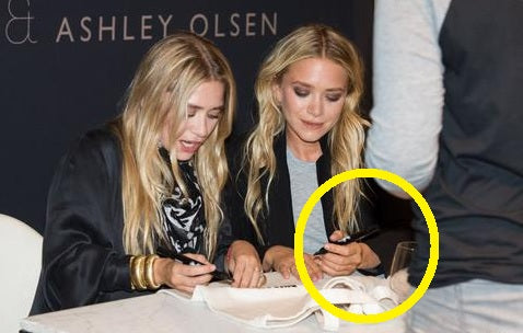 Mary-Kate Olsen is the left handed twin