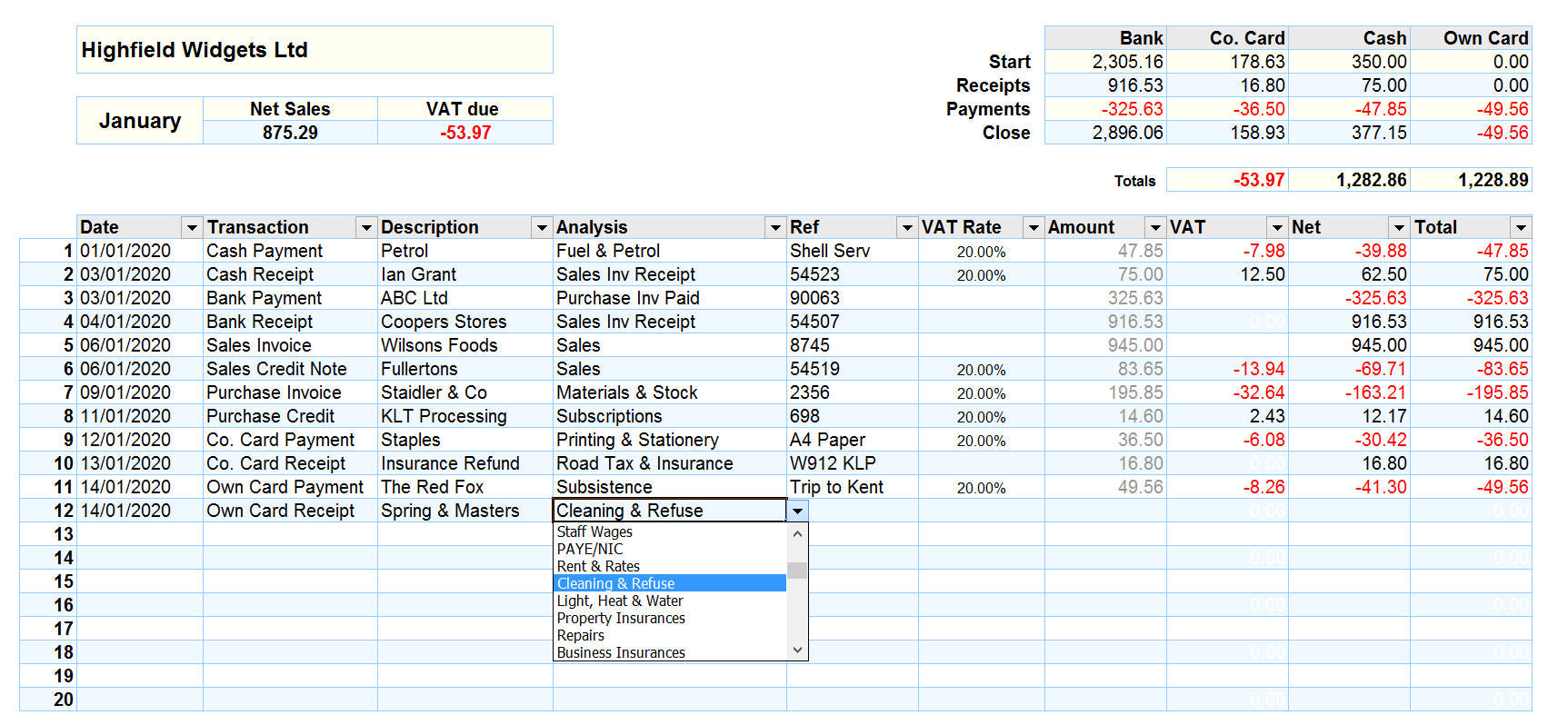 spreadsheets for mac