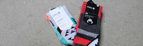 two pairs of stance socks