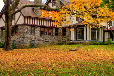 House in autumn