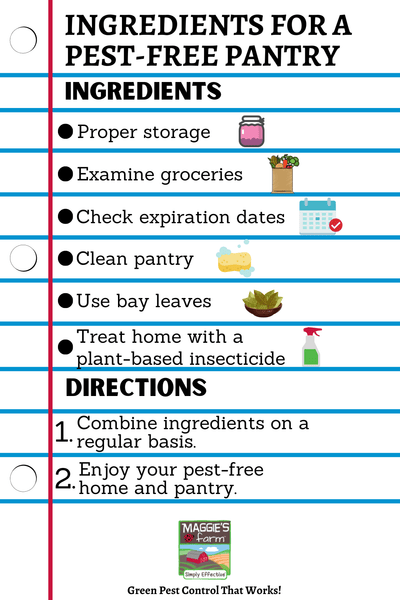 Tips for a Pest-Free Pantry Infographic