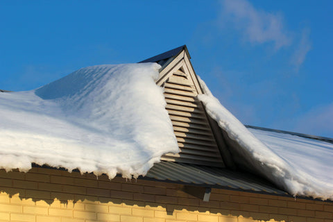 Snow on roof