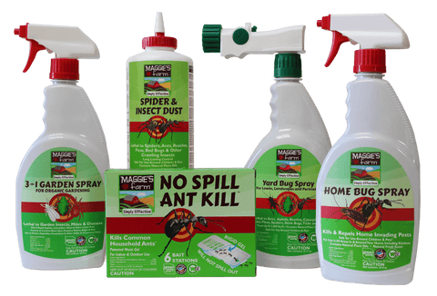 3-in-1 Garden Spray, No Spill Ant Kill, Spider & Insect Dust, Yard Bug Spray, Home Bug Spray