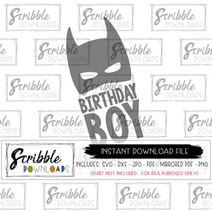 Download Birthday Boy Mask Svg Scribble Downloads