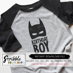 Download Birthday Boy Mask Svg Scribble Downloads