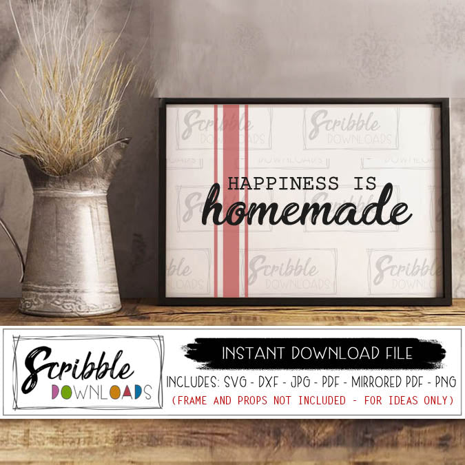 Download Happiness Is Homemade Svg Scribble Downloads