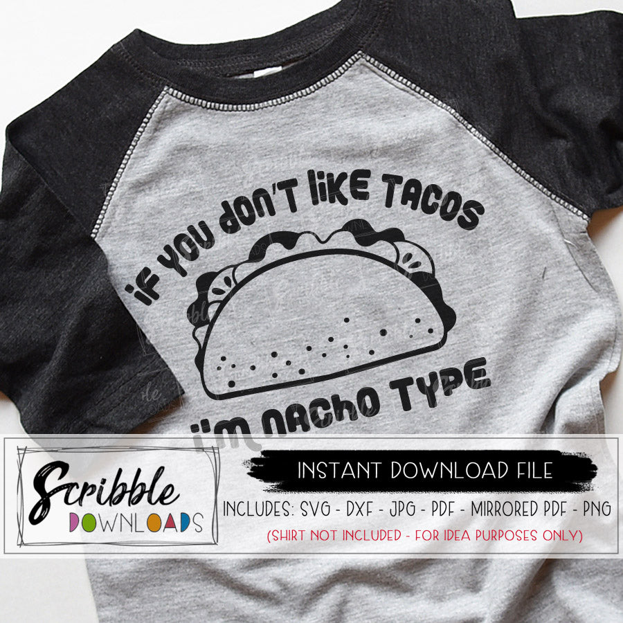 Download Tacos Nacho Type SVG - scribble downloads