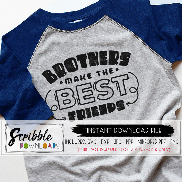 Download Brothers Best Friends Svg Scribble Downloads