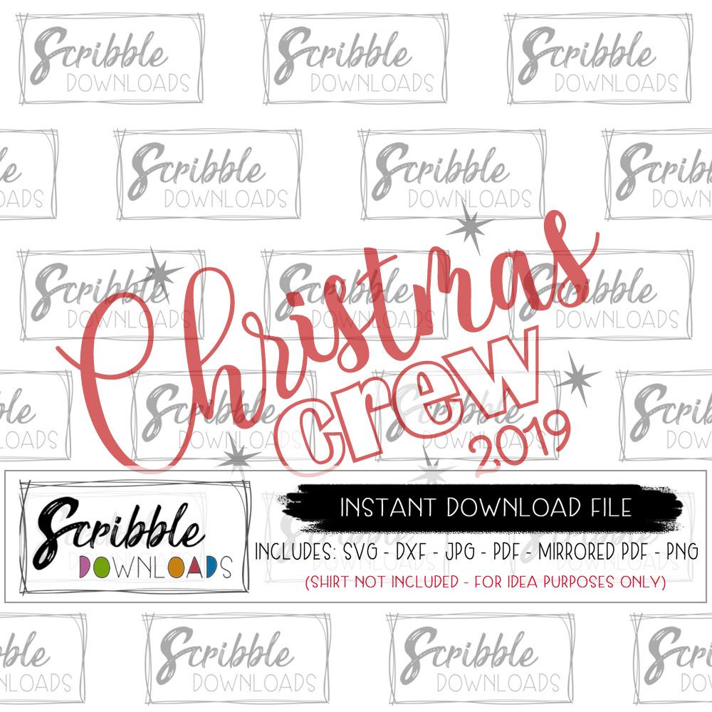 Download Christmas Crew SVG - scribble downloads