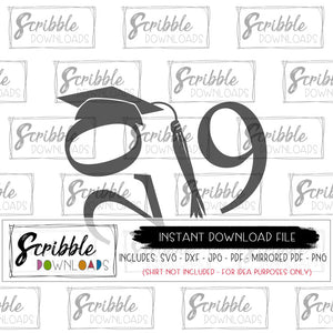 Download Grad 2019 Svg Scribble Downloads