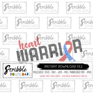 Download Heart Warrior Chd Awareness Svg Scribble Downloads