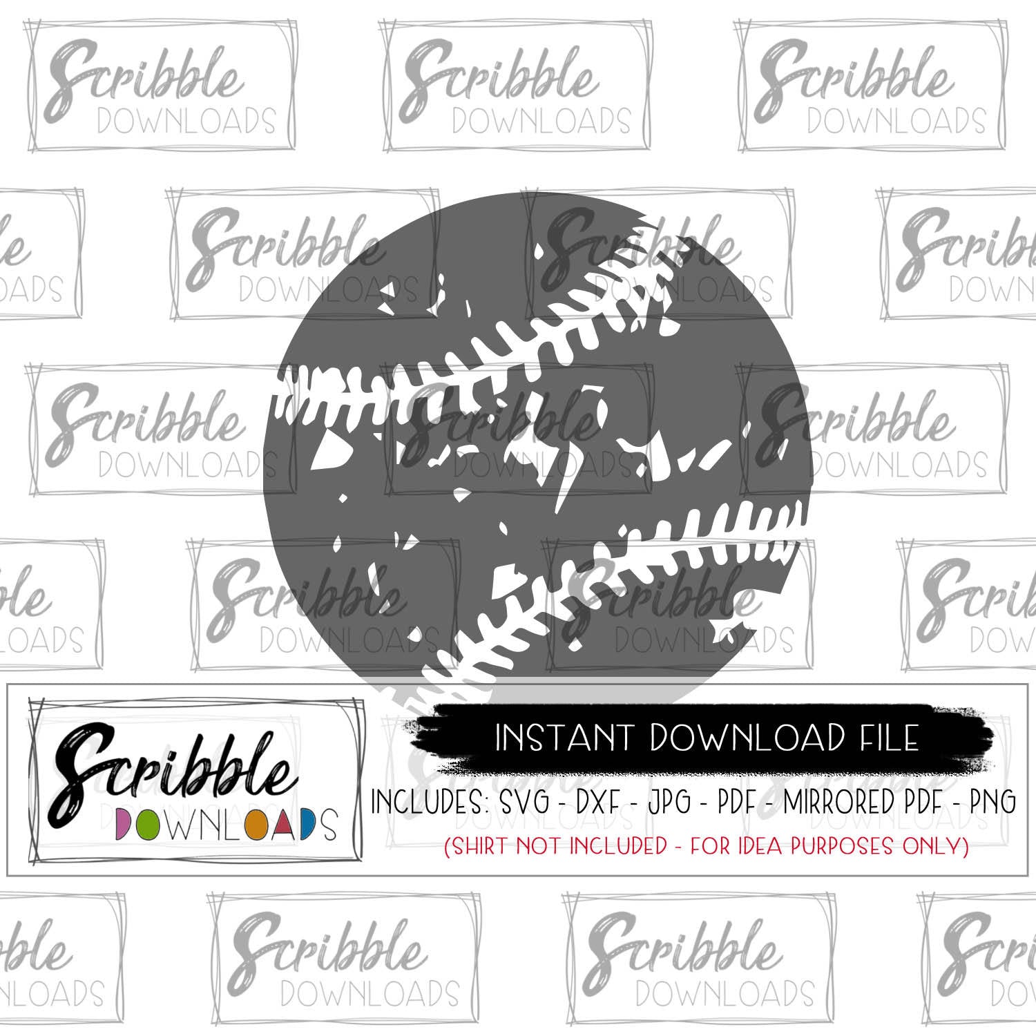 Download Baseball Distressed Svg Scribble Downloads