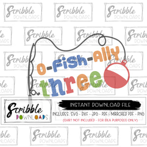 3 O Fish Ally Three Svg Scribble Downloads