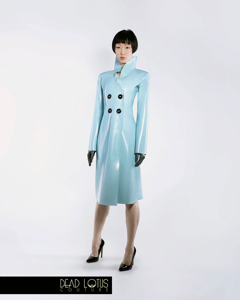 Classic Trench Coat | Latex Women's Coat | Dead Lotus - Dead