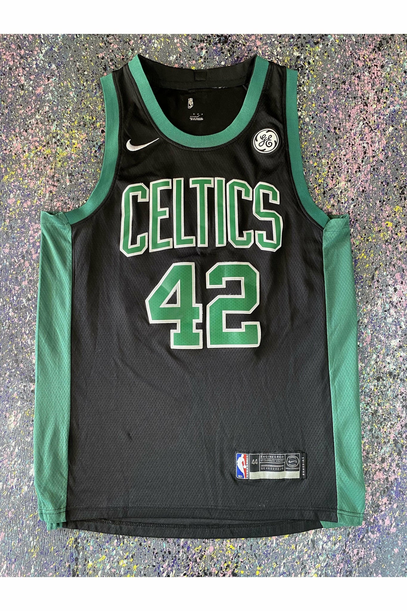 celtics jersey with ge patch