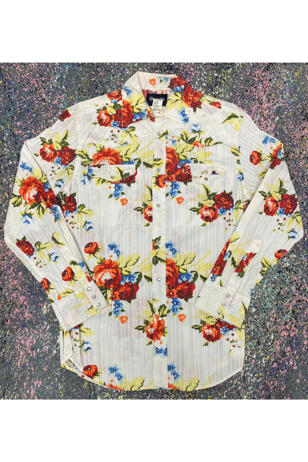 Ditch Plains Western Shirt Pearl Snaps Button Down