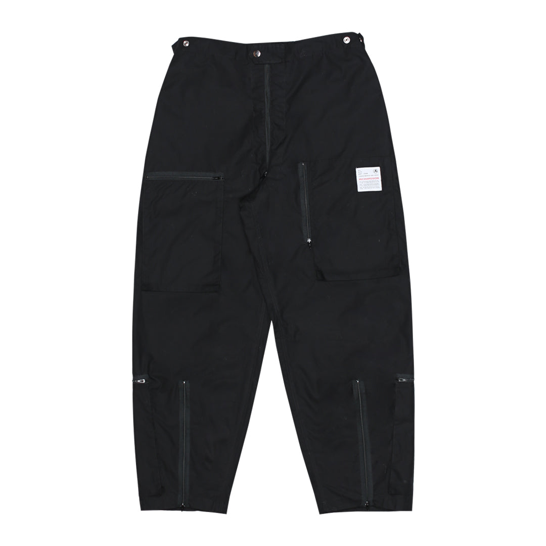 Cotton Terry Flight Pant - Black