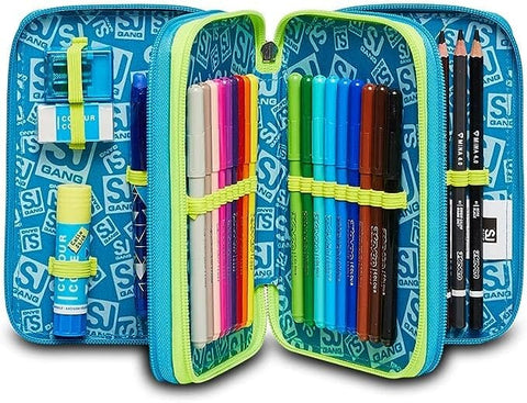 TOYESS GRANDE CAPACITÀ Astuccio con 3 Scomparti per Bambina e Ragazza  Astucci EUR 14,89 - PicClick IT