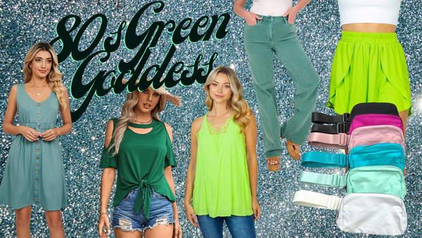 1980s neon green fashion