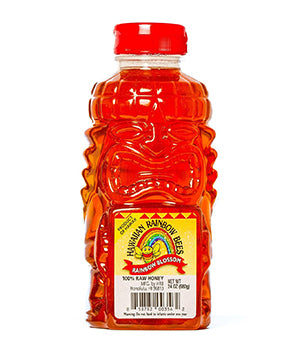 Rainbow Blossom Honey in a Tiki Bottle (24oz)