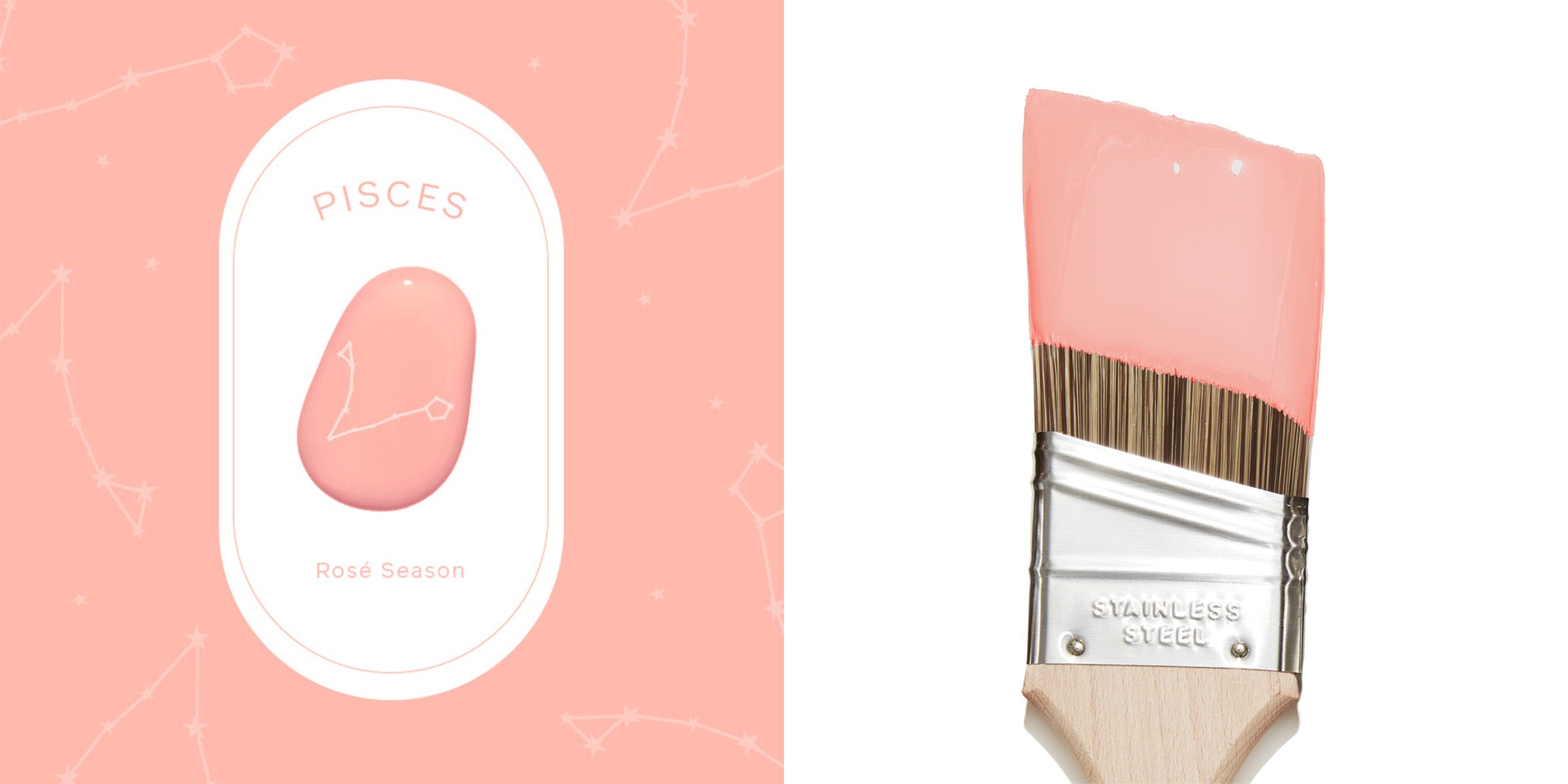 Get your 2023 horoscope and find the perfect paint colors for your zodiac. For Pisces, it’s Rosé Season — a fresh pink paint color from Clare.