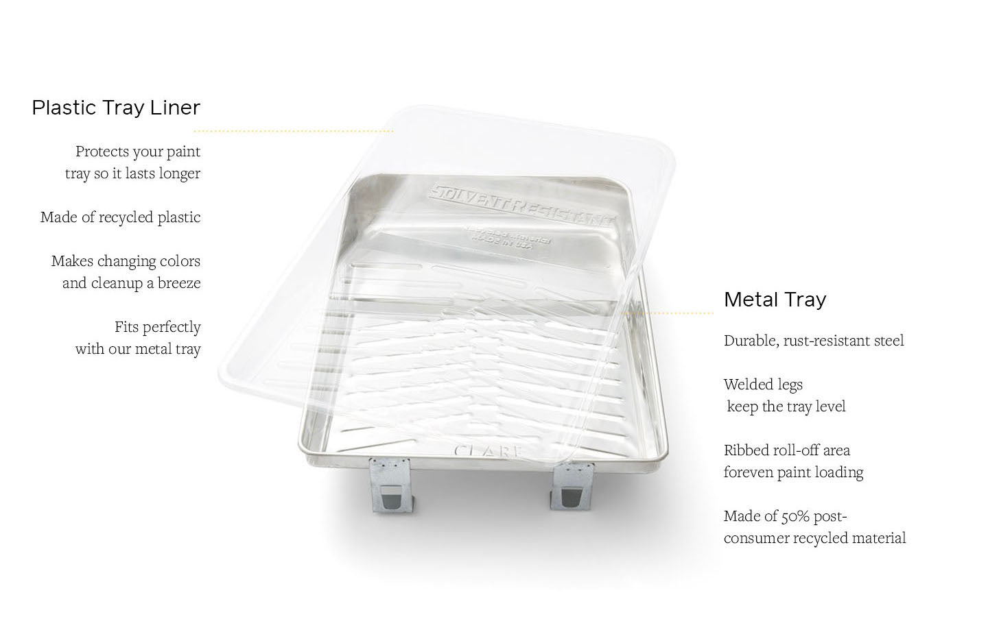 A full list of essential paint supplies you need to paint a room like a pro, this painters tray will help you achieve flawless results.