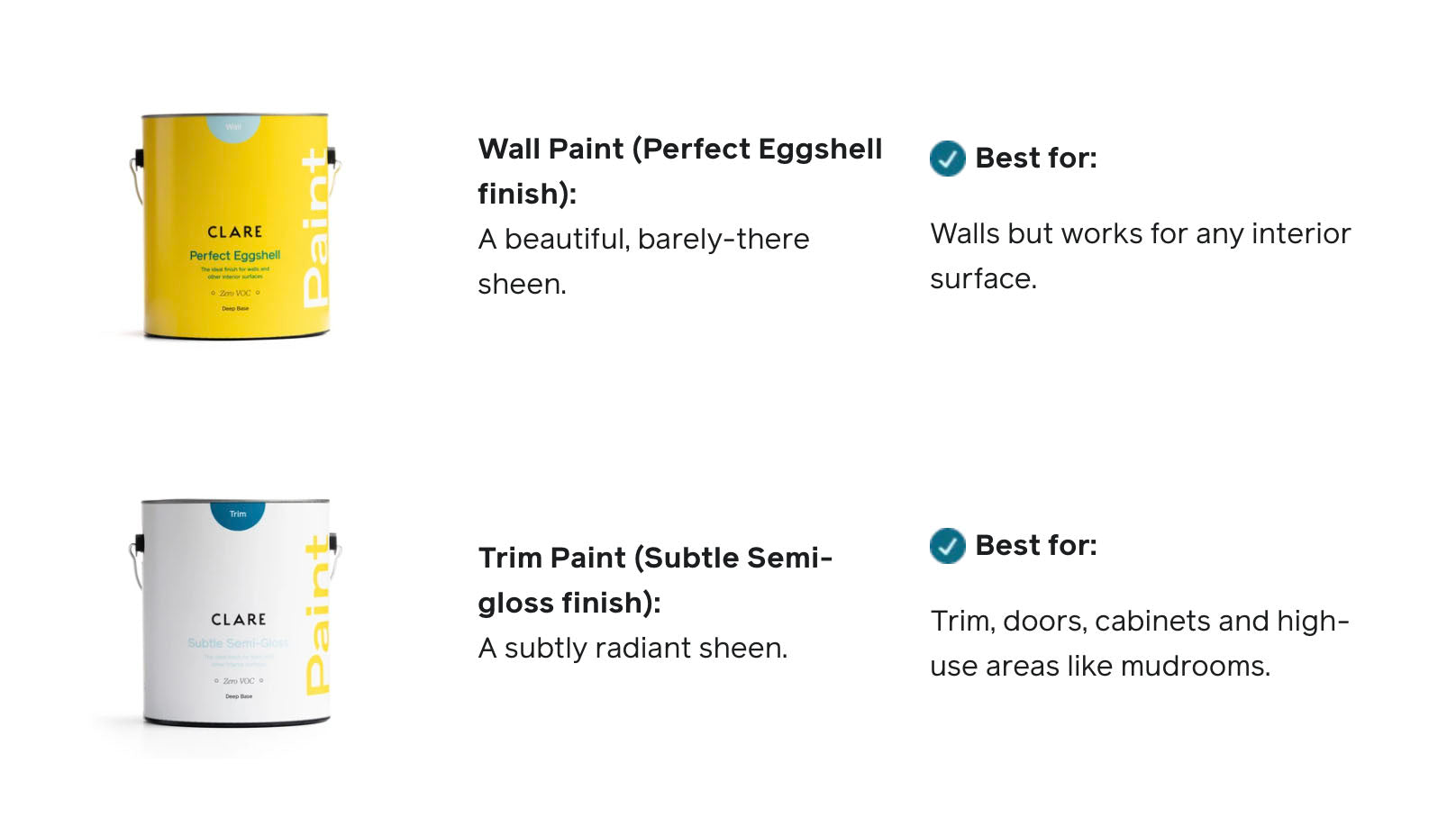 Not sure what interior paint finish is right for your space? These are the only two finishes you need t— no matter what room or surface you’re painting.