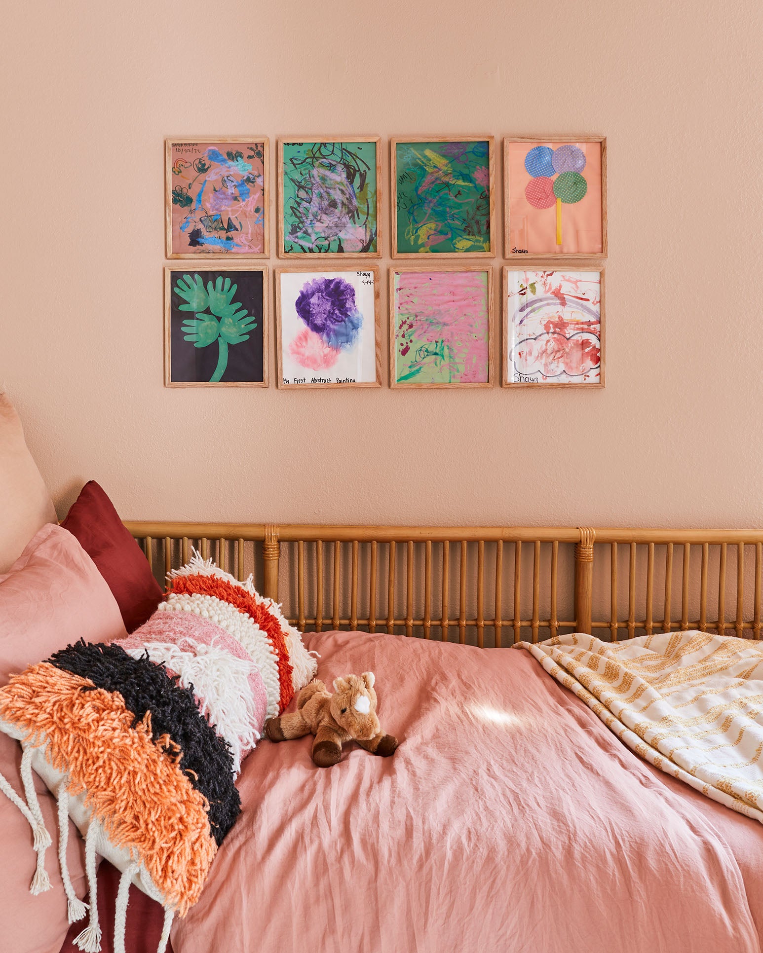 Personal touches make decorating a little girl's room feel special and welcoming.